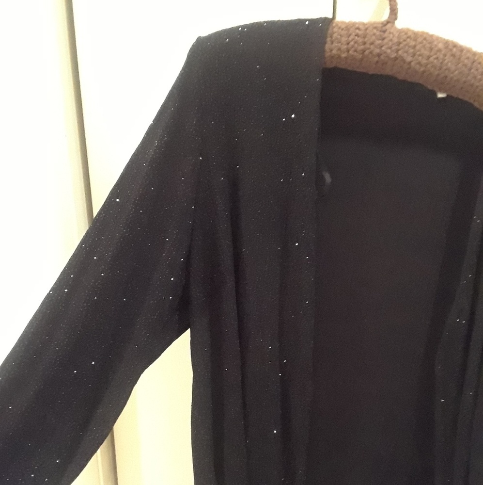 Onyx Night Sparkly Cardigan